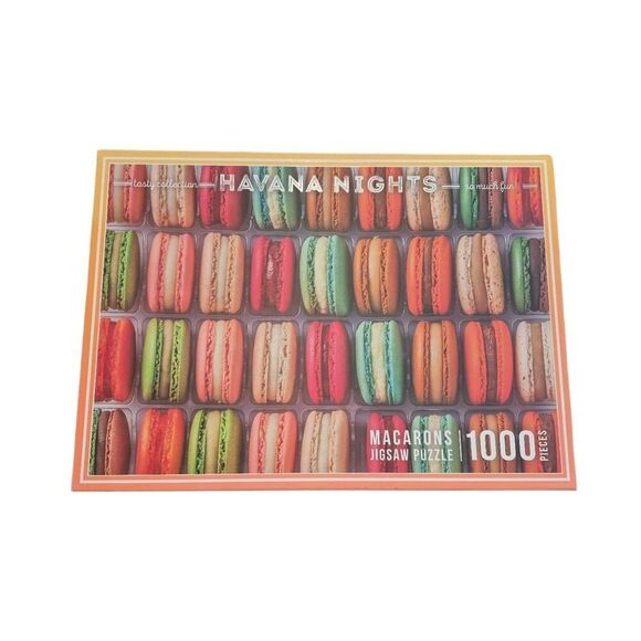 Havana Nights Tasty Puzzle Collection Macarons 1000 pc Jigsaw Puzzle - Picture 2 of 6